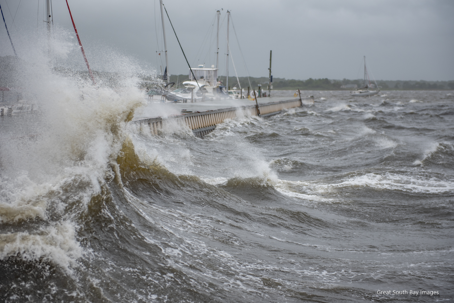 Photos and Video Tropical Storm Isaias Batters Bellport and Smith